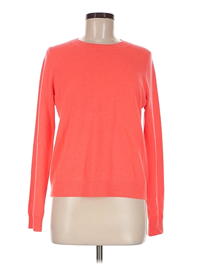 Pre-owned Boden Cashmere Pullover Sweater In Orange