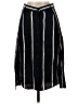 Rag & Bone 100% Silk Stripes Black Silk Skirt Size 00 - photo 1