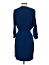 Moda International Solid Blue Cocktail Dress Size S - photo 2