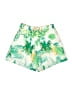 Self Esteem 100% Polyester Tropical Green Shorts Size S - photo 2