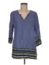 Willi Smith 100% Rayon Blue 3/4 Sleeve Blouse Size M - photo 1