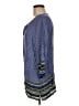 Willi Smith 100% Rayon Blue 3/4 Sleeve Blouse Size M - photo 5