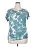Member's Mark Tie-dye Teal Short Sleeve T-Shirt Size XXL - photo 1