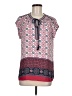 DR2 Pink Short Sleeve Blouse Size M - photo 1