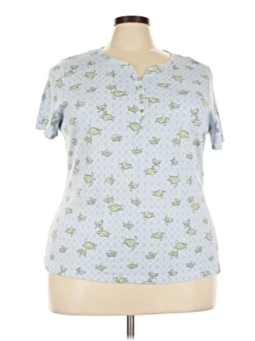 Karen Scott Short Sleeve Blouse (view 1)