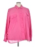 Liz Baker 100% Polyester Pink Long Sleeve Blouse Size 32w - photo 1