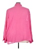 Liz Baker 100% Polyester Pink Long Sleeve Blouse Size 32w - photo 2