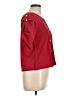 Free Style Red 3/4 Sleeve Blouse Size L (estimated) - photo 4