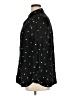 Old Navy 100% Rayon Polka Dots Black Long Sleeve Button-Down Shirt Size XL - photo 5