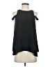 BCBGMAXAZRIA 100% Polyester Black Sleeveless Blouse Size S - photo 1