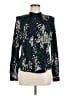 Veronica Beard Animal Print Green Long Sleeve Silk Top Size 2 - photo 1
