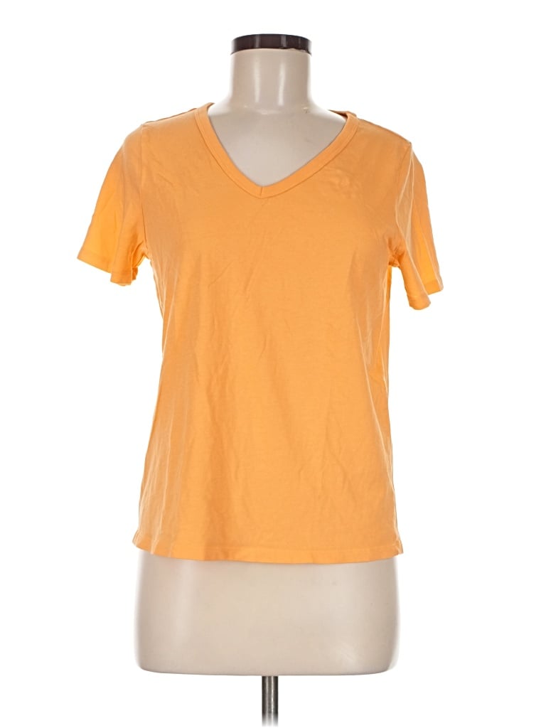 Pre-owned Old Navy Short Sleeve T-shirt In Yellow