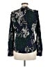 Veronica Beard Animal Print Green Long Sleeve Silk Top Size 2 - photo 2