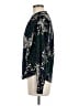 Veronica Beard Animal Print Green Long Sleeve Silk Top Size 2 - photo 5