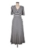 Boden Chevron-herringbone Silver Casual Dress Size 6 (petite) - photo 1