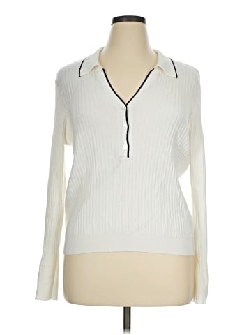 Marled Pullover Sweater (view 1)