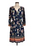 AUW Paisley Blue Casual Dress Size 8 - photo 1