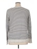American Eagle Outfitters 100% Cotton Stripes Silver Pullover Sweater Size XL - photo 2