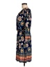 AUW Paisley Blue Casual Dress Size 8 - photo 5