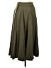 OGL Solid Green Casual Skirt Size S - photo 2