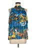 NY Collection 100% Polyester Blue Sleeveless Blouse Size M - photo 1