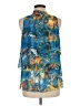 NY Collection 100% Polyester Blue Sleeveless Blouse Size M - photo 2