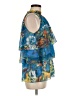 NY Collection 100% Polyester Blue Sleeveless Blouse Size M - photo 4