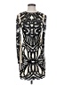 Bebe Graphic Silver Cocktail Dress Size XS - photo 1