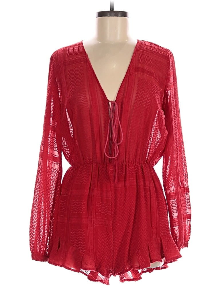 Pre-owned The Jetset Diaries Romper In Red
