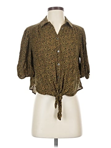 Free People 3/4 Sleeve Button-Down Shirt (view 1)