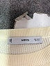 MNG Stripes Ivory Turtleneck Sweater Size S - photo 7