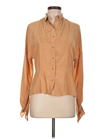 Assorted Brands Long Sleeve Silk Top (view 1)
