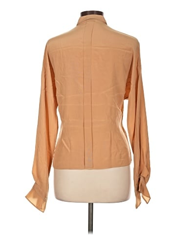 Assorted Brands Long Sleeve Silk Top (view 2)
