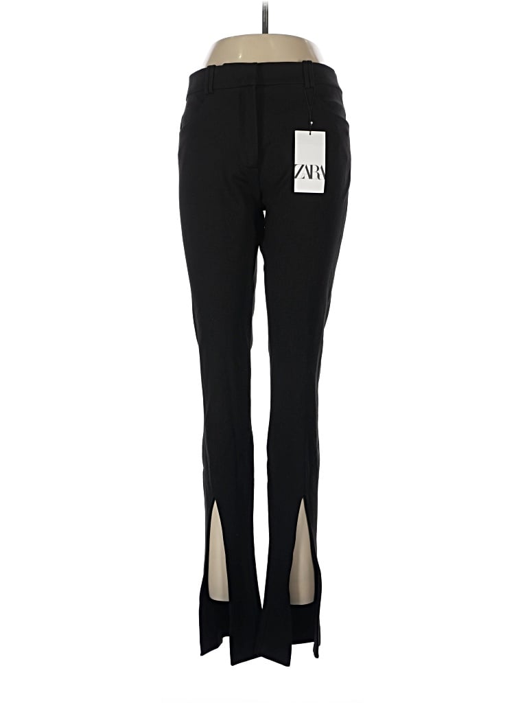 Pre-owned Zara Active Pants In Black
