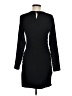 Zara Solid Black Casual Dress Size M - photo 2