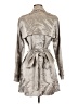 Isda & Co Metallic Silver Trenchcoat Size L - photo 2