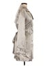 Isda & Co Metallic Silver Trenchcoat Size L - photo 4