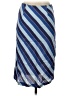 Zara Basic Stripes Blue Casual Skirt Size 4 - photo 2