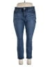 Liz Claiborne Solid Blue Jeans Size 18 - photo 1
