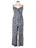 J.Crew Animal Print Blue Jumpsuit Size 12 - photo 1