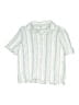 Assorted Brands Stripes Silver White Short Sleeve Button-Down Shirt Size XS (kids) - photo 1