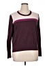 Gap 100% Cotton Color Block Burgundy Pullover Sweater Size XL - photo 1