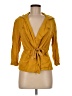 Promod 100% Viscose Solid Yellow Jacket Size 6 - photo 1