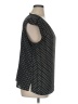 DR2 100% Polyester Polka Dots Black Sleeveless Blouse Size XL - photo 4
