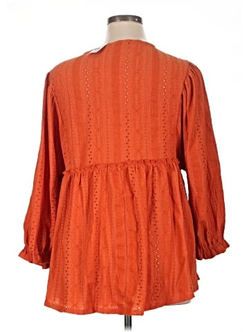 Cato 3/4 Sleeve Blouse (view 2)
