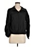 Lululemon Athletica 100% Polyester Solid Black Windbreaker Size 8 - photo 1