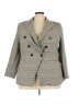 Veronica Beard Plaid Gray Blazer Size 22 - photo 1