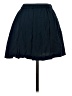 Cooperative 100% Rayon Solid Blue Casual Skirt Size XS - photo 2