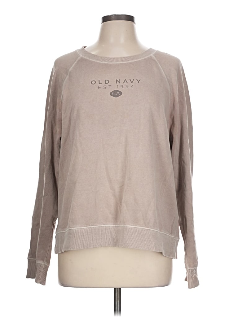 Pre-owned Old Navy Sweatshirt In Tan