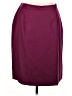 Anne Klein 100% Polyester Solid Burgundy Formal Skirt Size 16 - photo 1